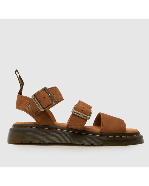 Dr. Martens Brown Gryphon Sandals