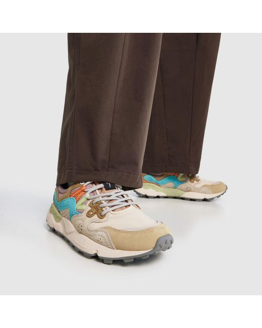 Flower Mountain Blue Yamano 3 Trainers