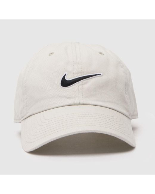 Nike White Club Unstructured Swoosh Cap