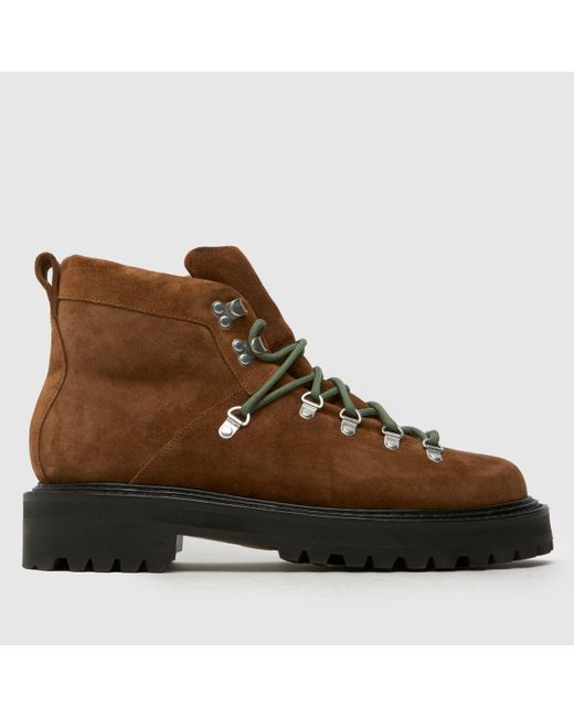 G.H.BASS Brown Mason Alpine Boots for men