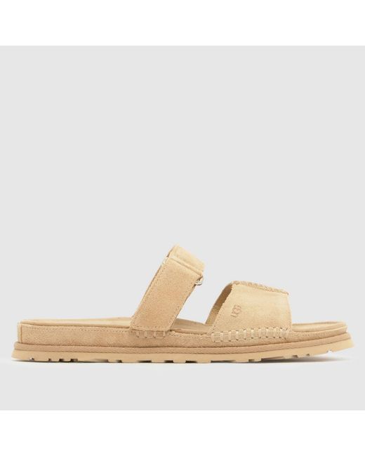Ugg Natural Goldengaze Slide Sandals