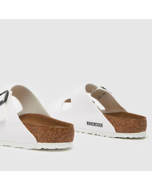 Birkenstock White Arizona Ladies Sandals
