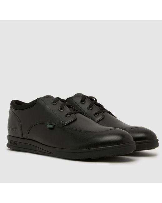 Kickers Black Troiko Lo Shoes for men