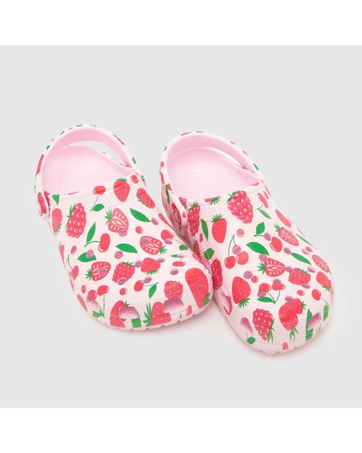 CROCSTM Pink Classic Berry Clog Sandals