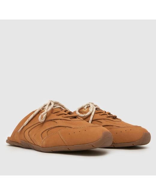 Schuh Brown Malibu Leather Trainers