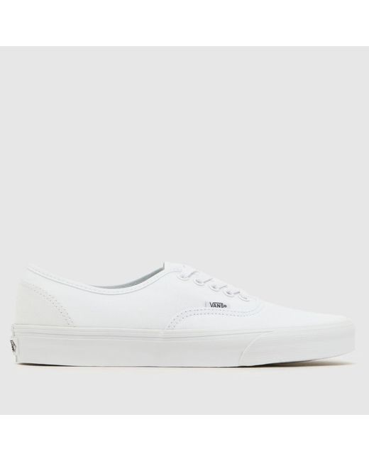 Vans White Authentic Trainers for men