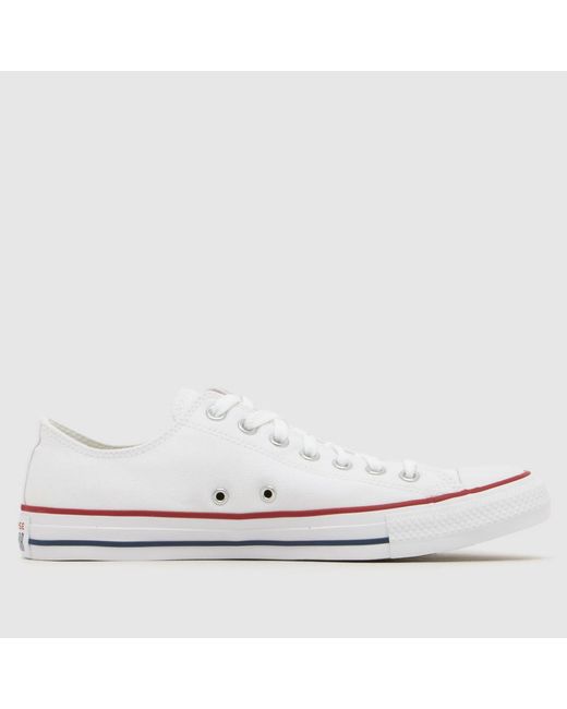 Converse White All Star Ox Trainers for men