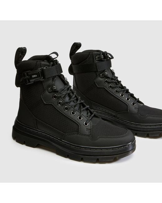 Dr. Martens Black Combs Tech Mk.02 Boots