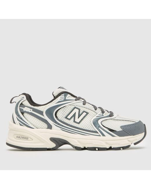 New Balance White 530 Trainers
