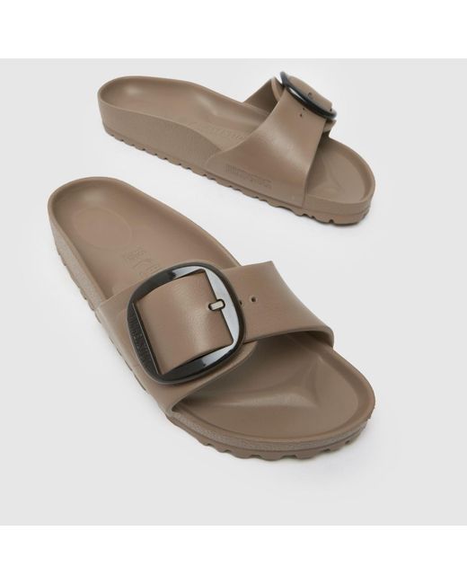Birkenstock Brown Madrid Big Buckle Sandals