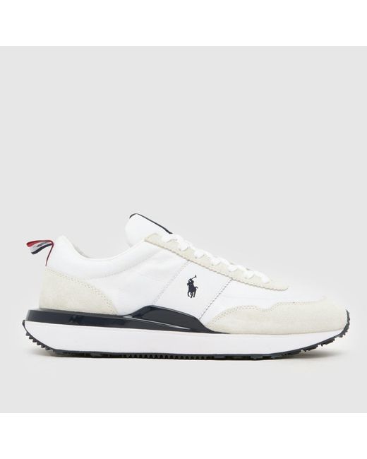 Polo Ralph Lauren White Train 89 Trainers for men