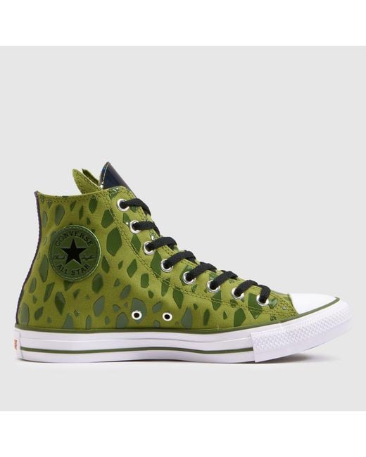 Converse Green All Star Hi Dragon Ball Z Trainers for men