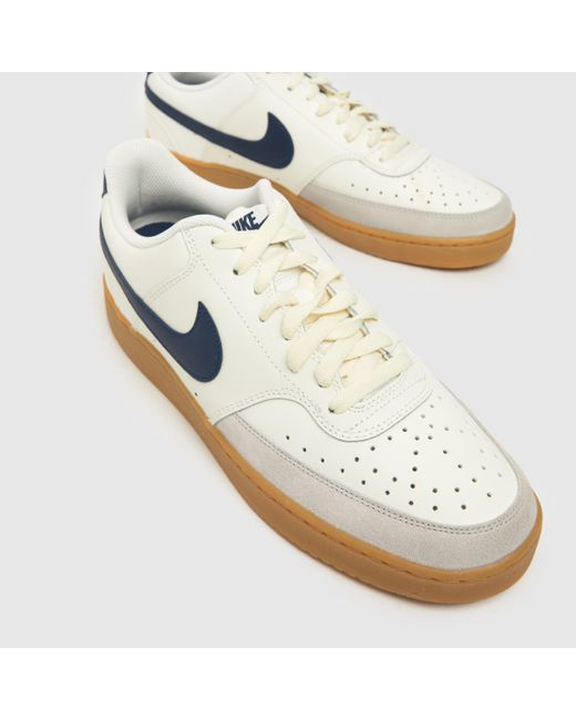 Nike White Court Vision Trainers In for men