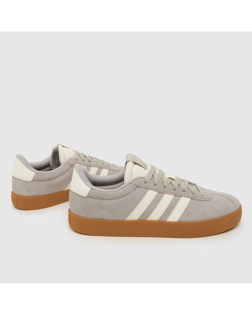 Adidas White Vl Court 3.0 Trainers for men