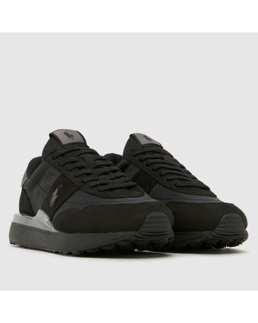 Polo Ralph Lauren Black Train 89 Trainers for men
