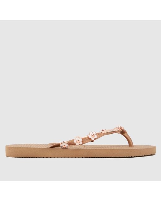 Havaianas Natural Slim Stylish Flip Sandals