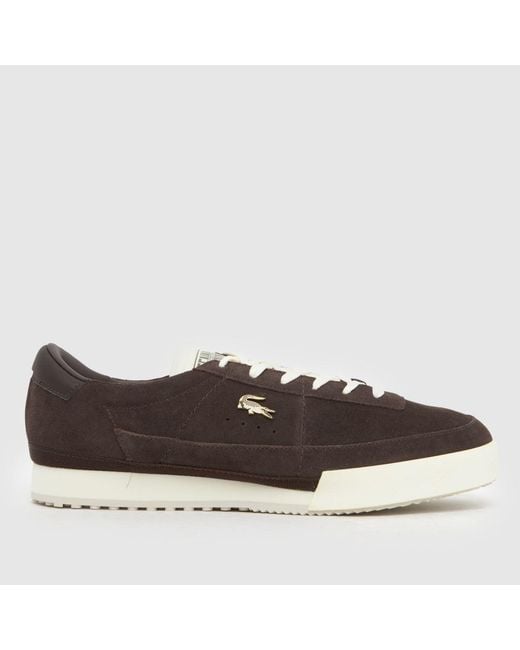 Lacoste Brown Aura Trainers for men