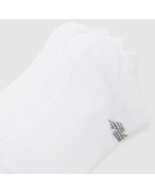New Balance White Performance No Show Socks 3 Pack