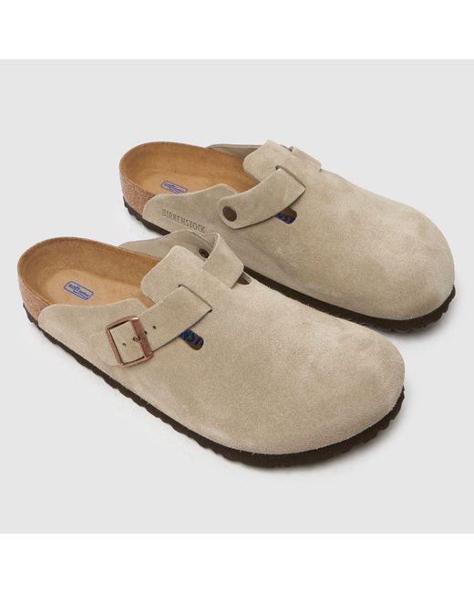 Birkenstock Brown Boston Clog Sandals for men