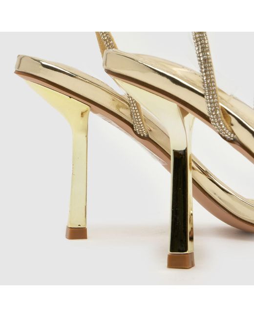 SIMMI Metallic Zoey Bling High Heels