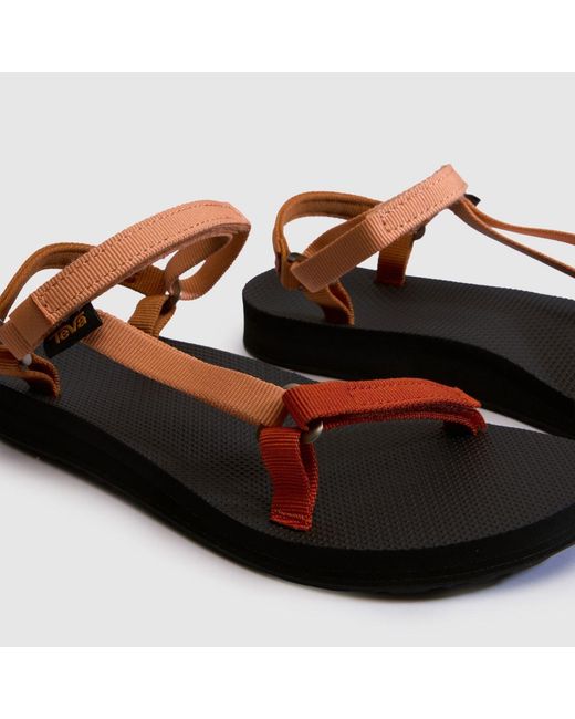 Teva Red Original Universal Slim Sandals
