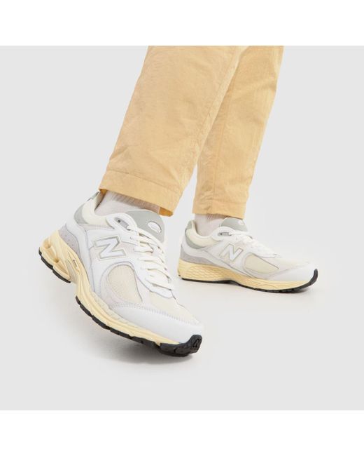 New Balance White 2002 Trainers In for men