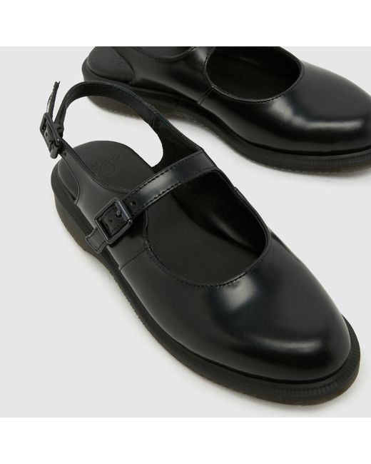 Dr. Martens Black Madaline Mary Jane Flats