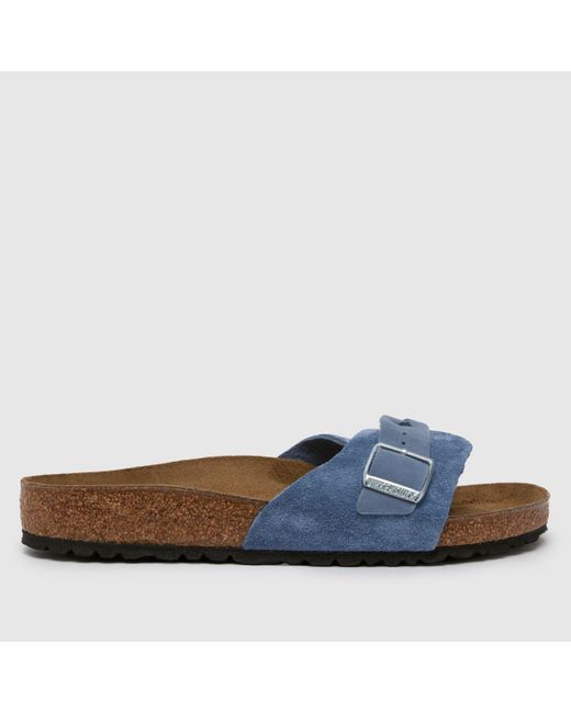 Birkenstock Blue Oita Braided Sandals In