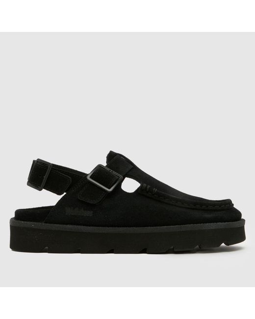 Clarks Black Meare Easy Sandals