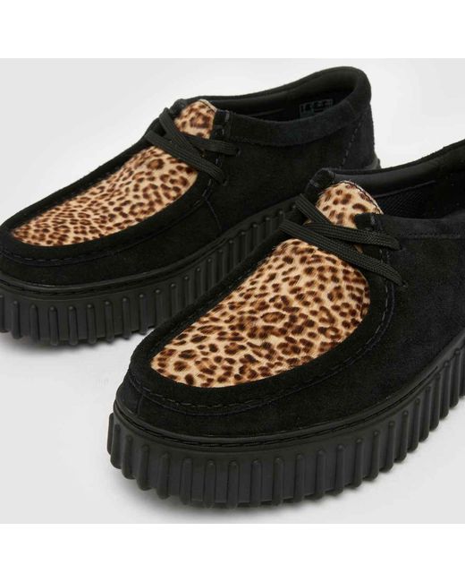 Clarks Black Torhill Bee Flats