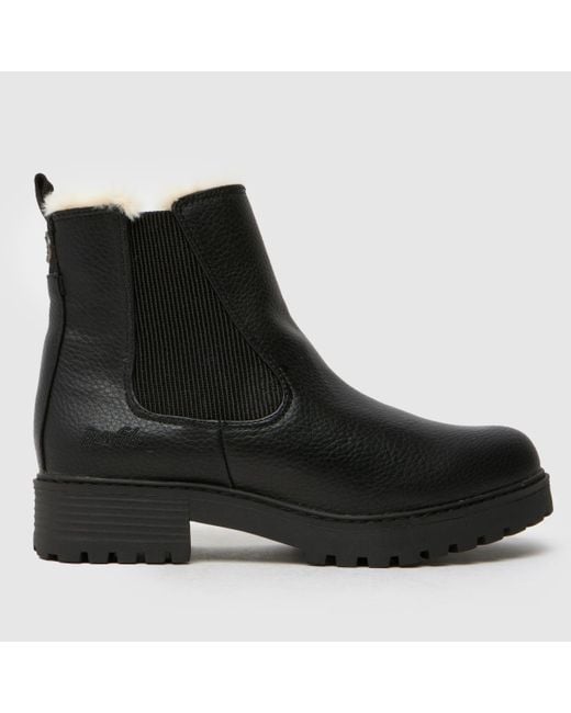 Blowfish Black Rhoxer Cozy Boots