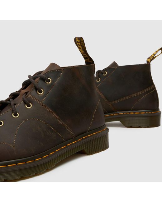 Dr. Martens Brown Church Monkey Boots for men