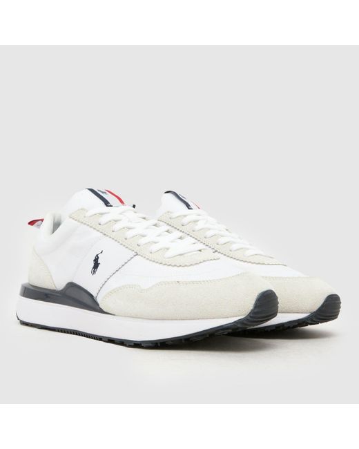 Polo Ralph Lauren White Train 89 Trainers for men