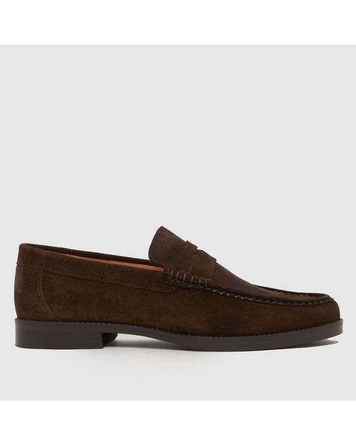 Schuh Brown Ryle Suede Loafer Shoes for men