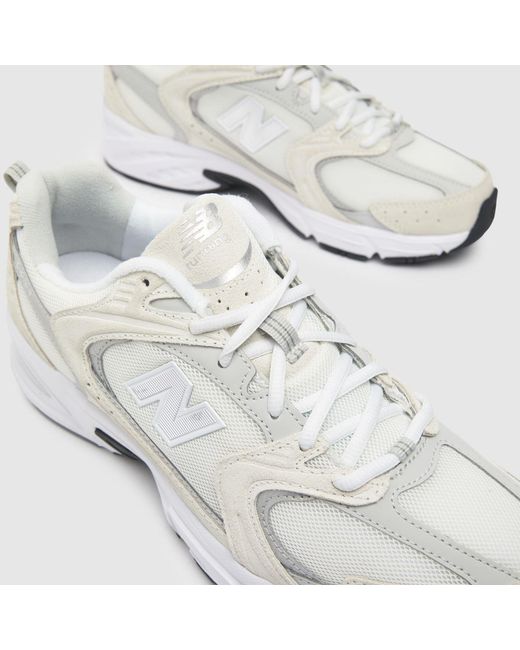New Balance White 530 Trainers In