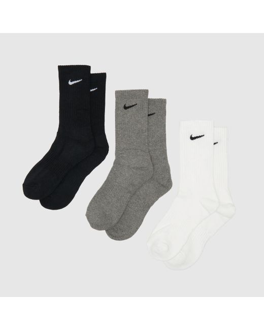 Nike Black Crew Socks 3 Pack