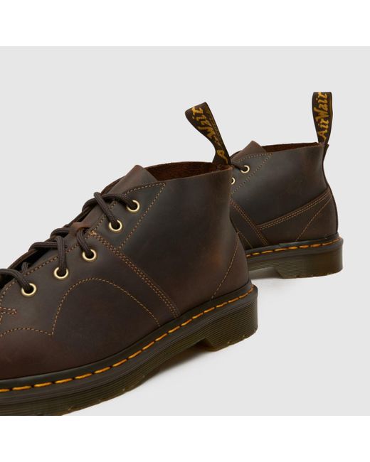 Dr. Martens Brown Church Monkey Boots