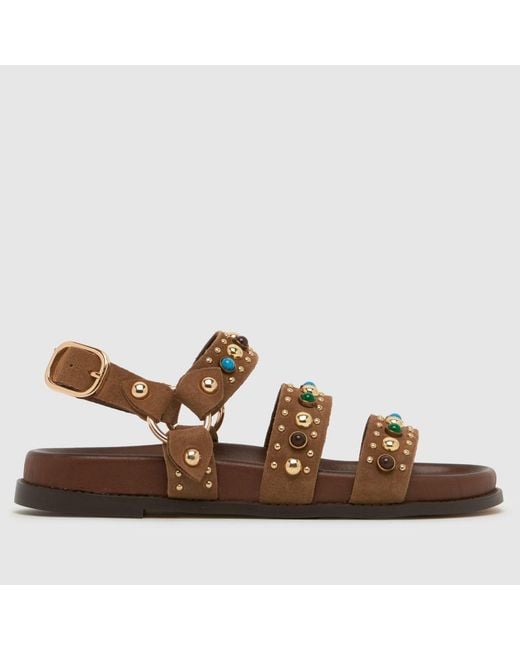 Bibi Lou Brown Linder Sandals