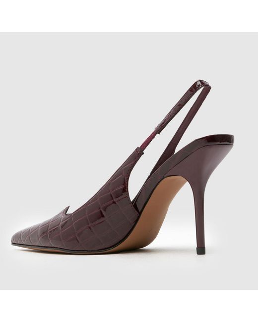 Schuh Brown Sade Slingback Court High Heels