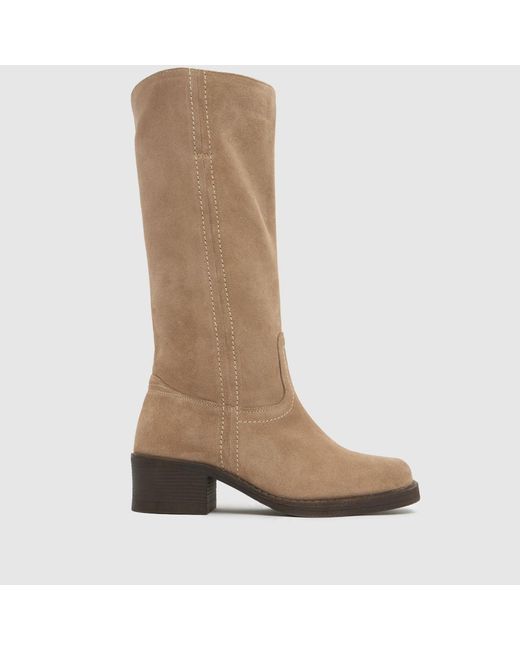 Schuh Brown Damari Suede Pull On Boots