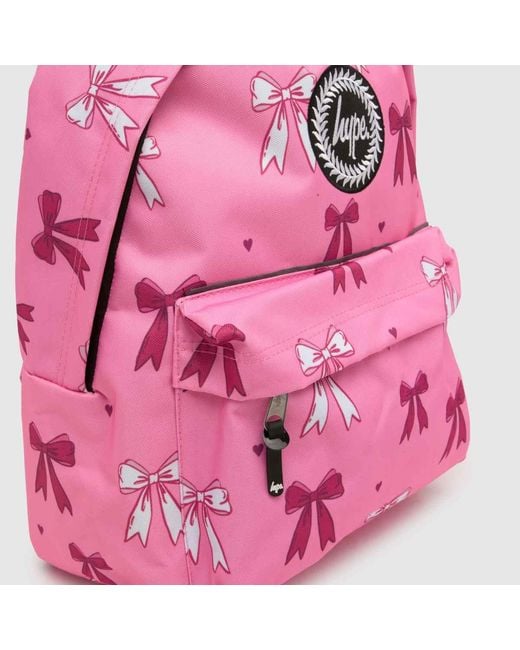 Hype Pink Bow Backpack