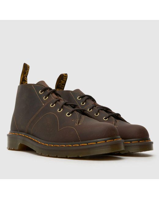 Dr. Martens Brown Church Monkey Boots