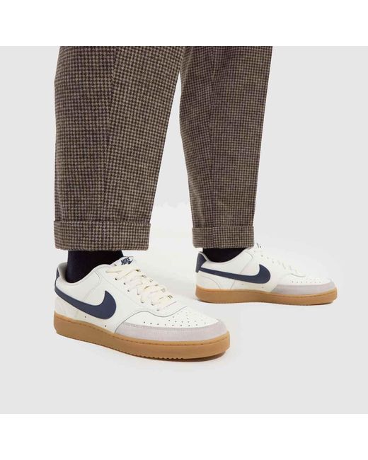 Nike Blue Court Vision Trainers for men