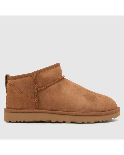 Ugg Brown Classic Ultra Mini Ii Boots