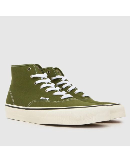 Vans Green Authentic Hi 2.0 Trainers for men