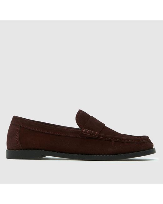 Schuh Brown Libbie Suede Loafer Flats