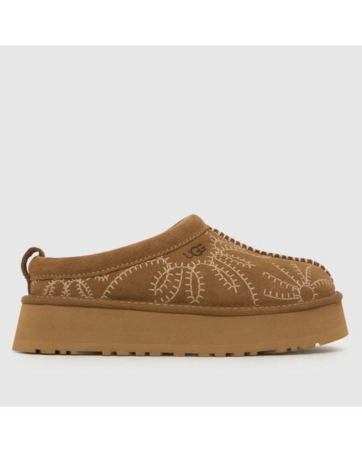 Ugg Brown Tazz Ii Botanic Slippers