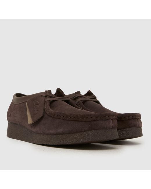 Clarks Brown Wallabee Evo Flats