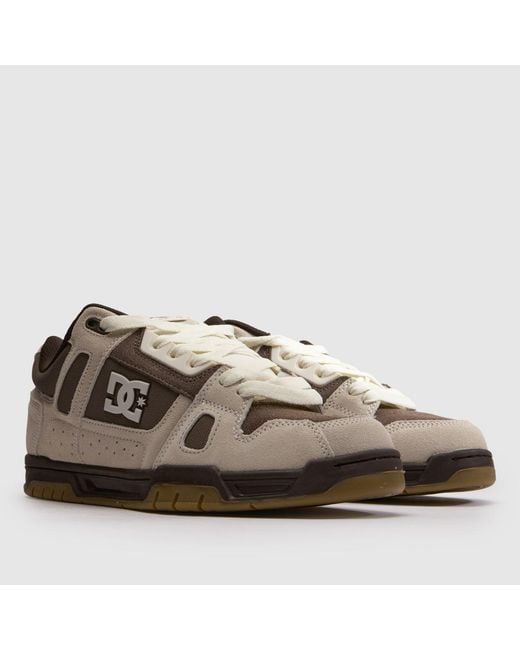 Dc Brown Stag Trainers for men