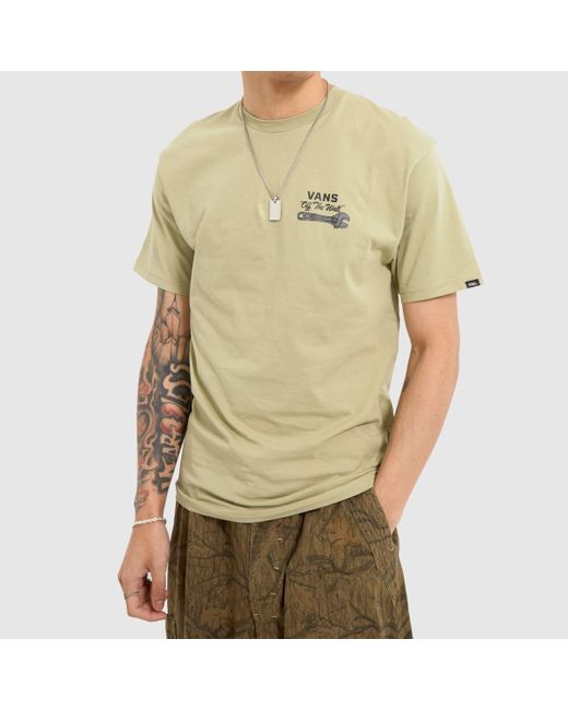 Vans Natural Wrenched T-shirt In for men